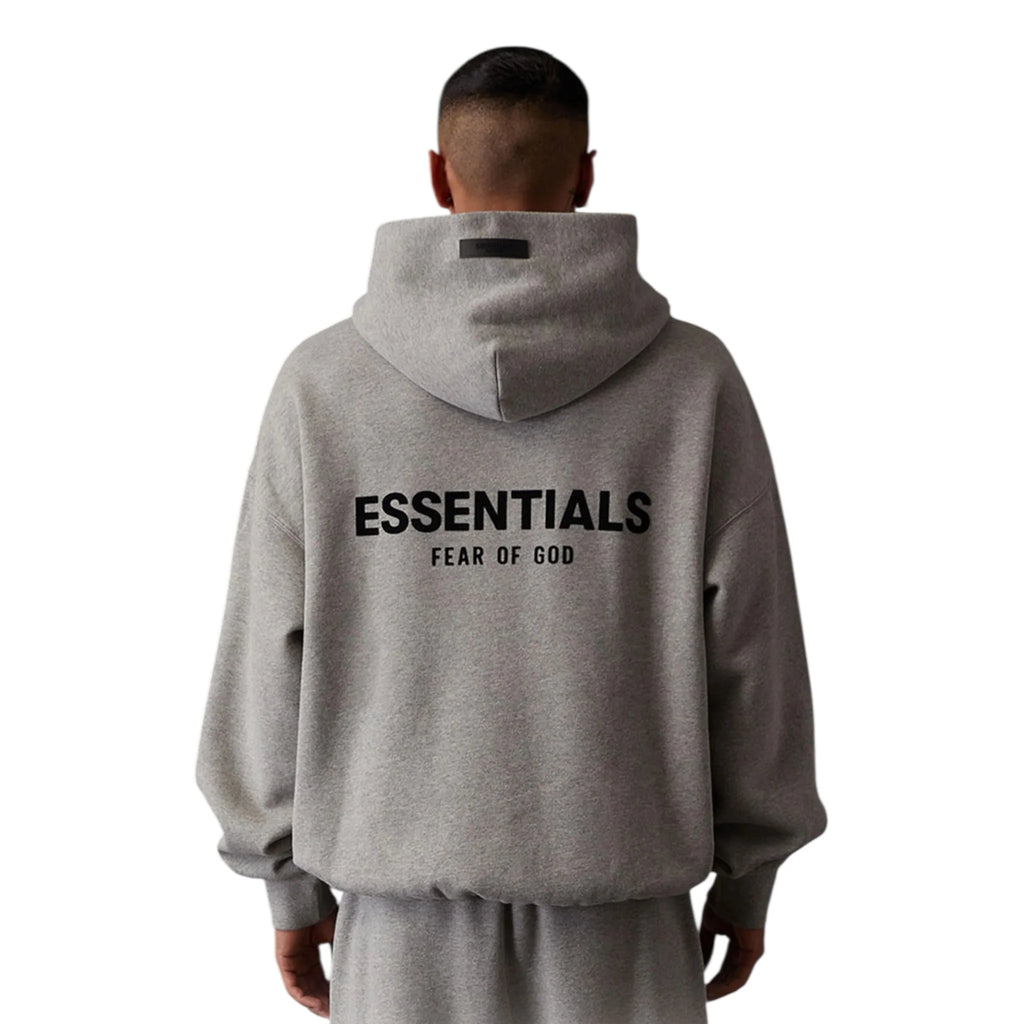 HOODIE ESSENTIALS GRIS OSCURO