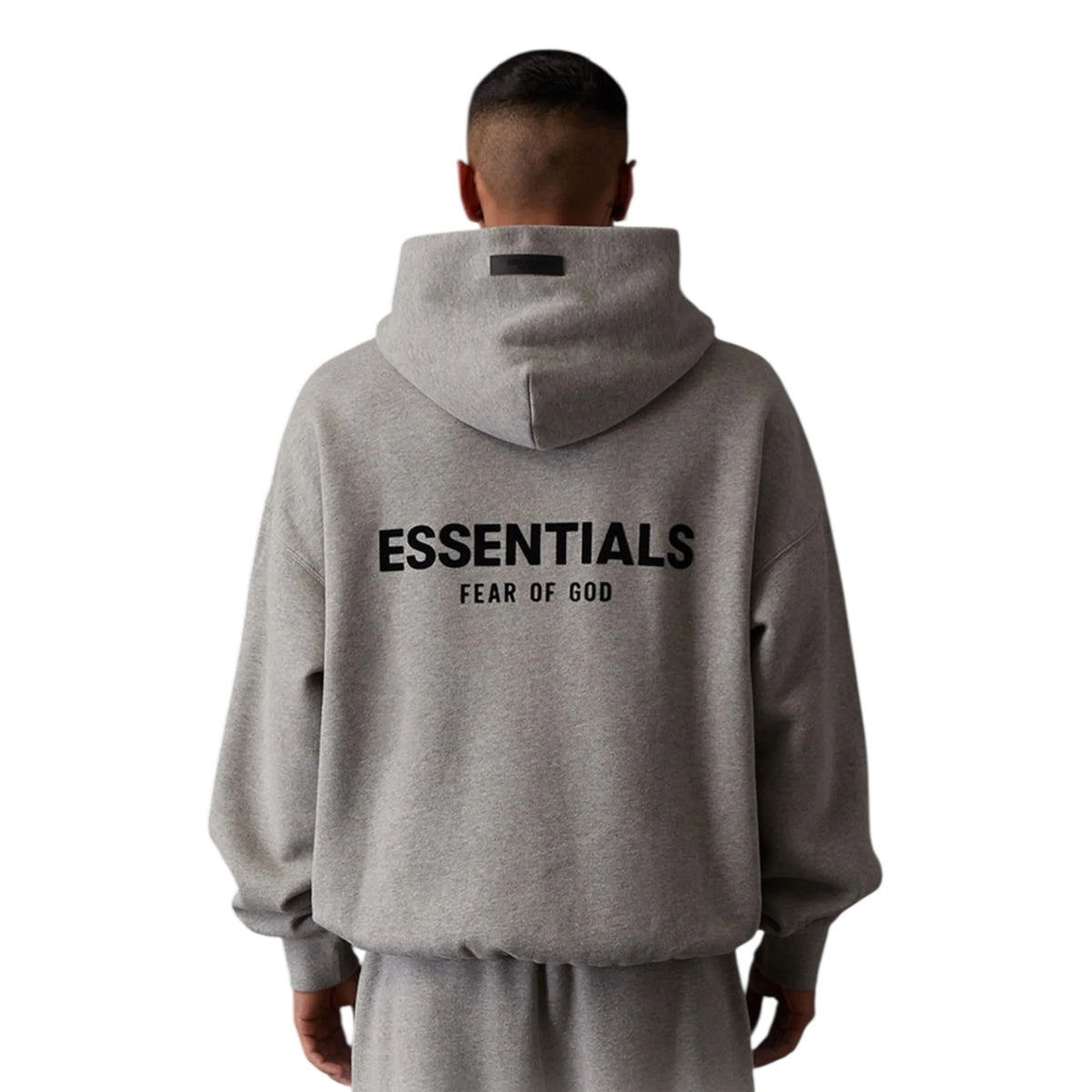 HOODIE ESSENTIALS GRIS OSCURO