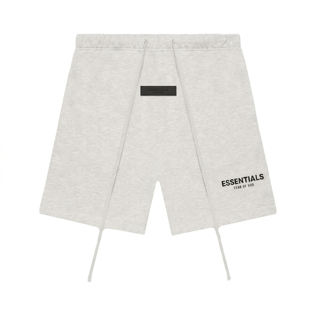 SHORT ESSENTIALS GRIS CLARO